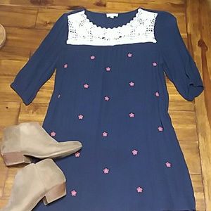 Umgee XL Navy Blue Dress